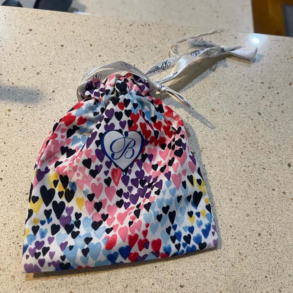 Brighton Multicolor Heart Pattern Pouch - Picture 4 of 5